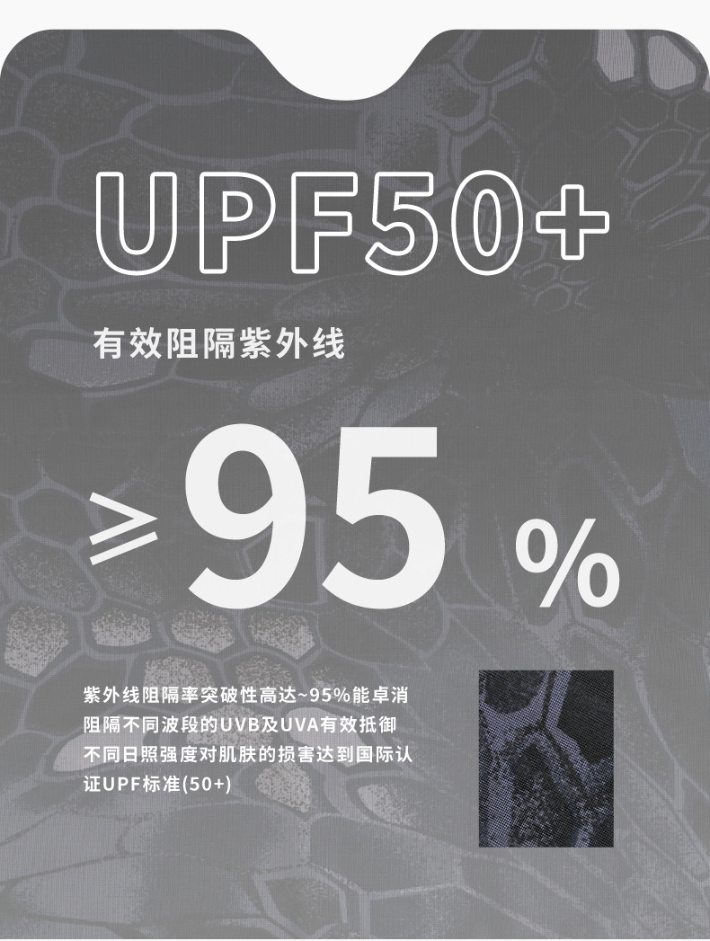 迷彩防晒袖套面罩UPF50防晒冰丝冰袖男款宽松户外详情12