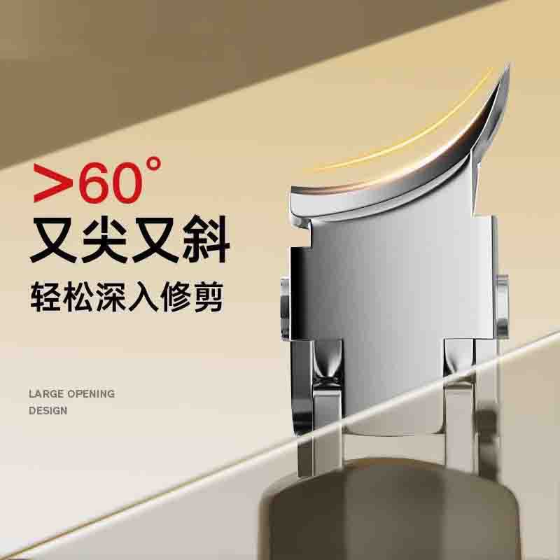 防飞溅尖嘴指甲钳甲沟专用指甲刀斜口大号斜口锋利修甲剪指甲剪详情4