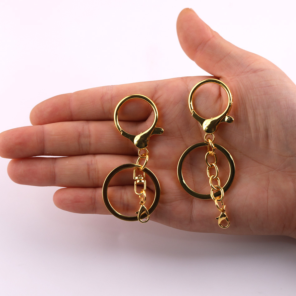 Round dragon buckle, crayfish buckle, 8-shaped buckle, four-link chain, diy metal bag buckle, connecting pendant, accessory material pic 3