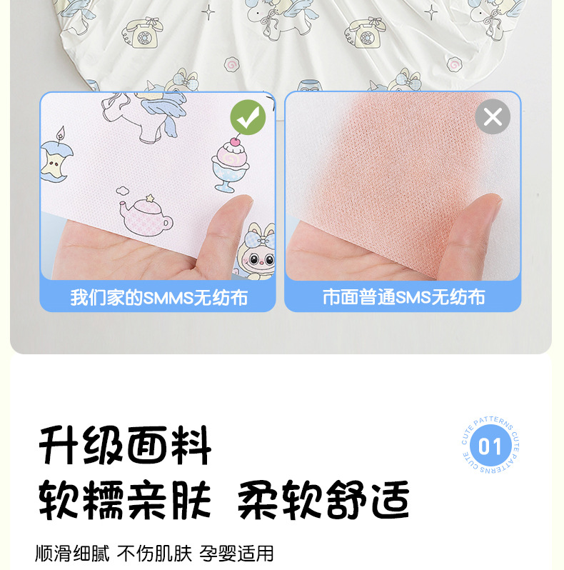 一次性床笠四件套酒店旅游出差隔脏床单被套枕套真空便携床上用品详情12