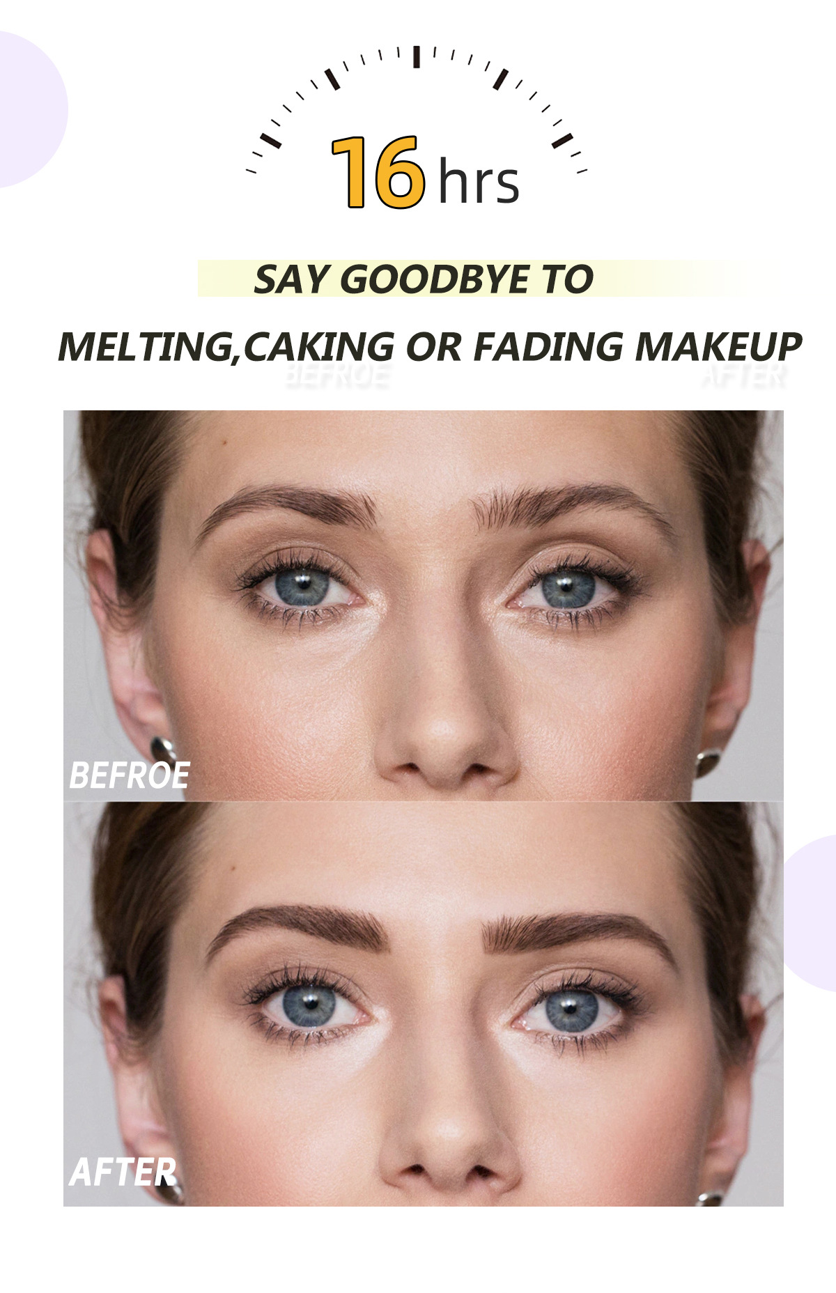 Cross-border bob Setting Spray is long-lasting, does not smudge, is waterproof, sweat-proof, hydrating, moisturizing, oil-controlling, and does not tighten. It is a setting water pic 4