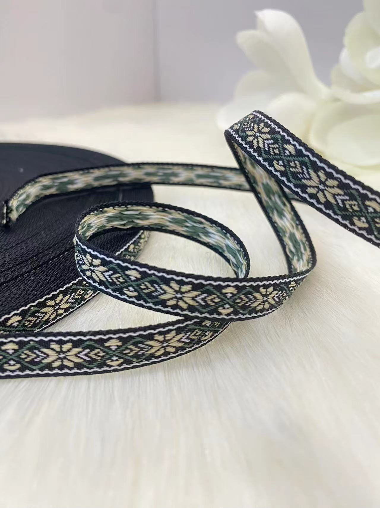 多种款式现货民族风提花刺绣织带新春发饰头饰辅料批发厂家直供详情24