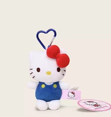 正版hellokitty毛绒玩偶钥匙扣挂饰经典凯蒂猫包包挂件送女友礼物详情4