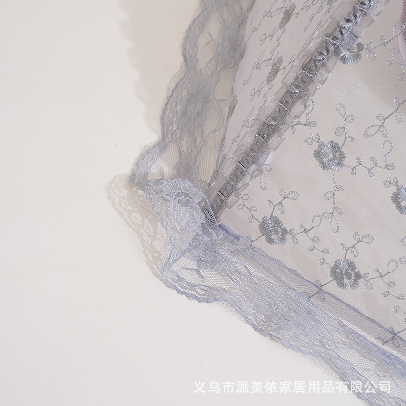 义乌厂家轻奢大号折叠家用菜罩防苍蝇饭菜罩食物罩盖食物罩盖菜罩详情8