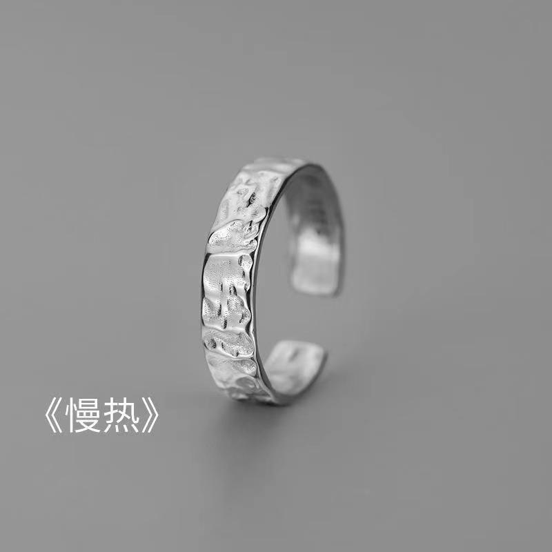嘻哈食指男士戒指单身戒复古百搭开口指环ins风潮戒指男可调节详情5