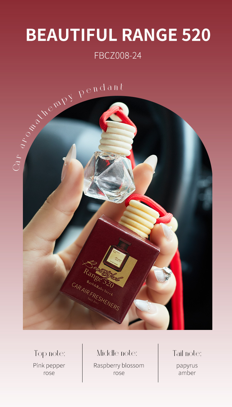 【 Exclusive for Foreign Trade 】 Wholesale of long-lasting, lightweight essential oil and high-end car hanging accessories for car aromatherapy pic 15