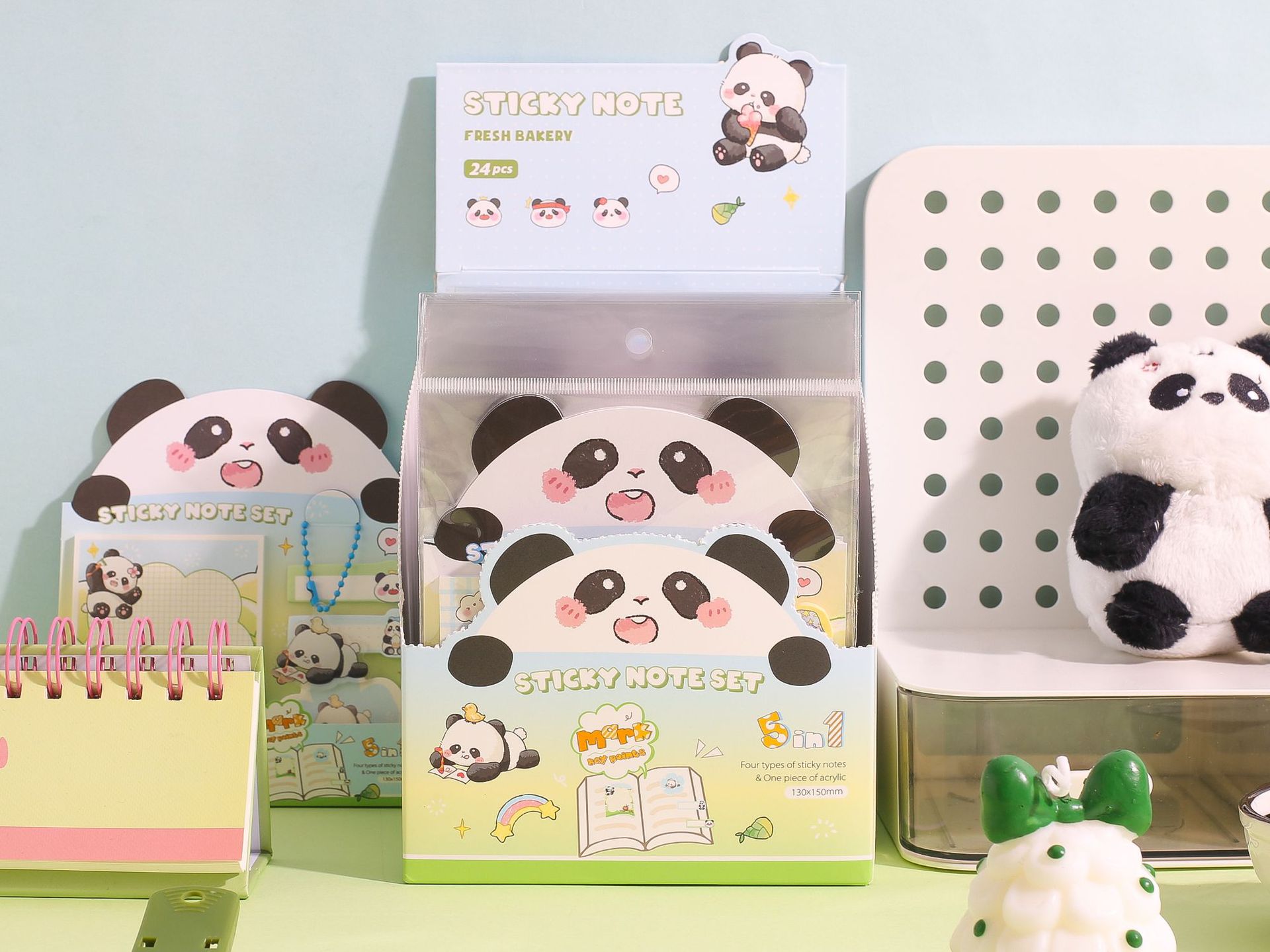 金谷文具便签组合套装（萌宝熊猫）卡通可爱、造型便利贴 pic 14
