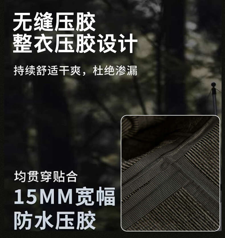 鸟家高端户外软壳冲锋衣男情侣款钓鱼防水外套山系徒步登山服团购详情6