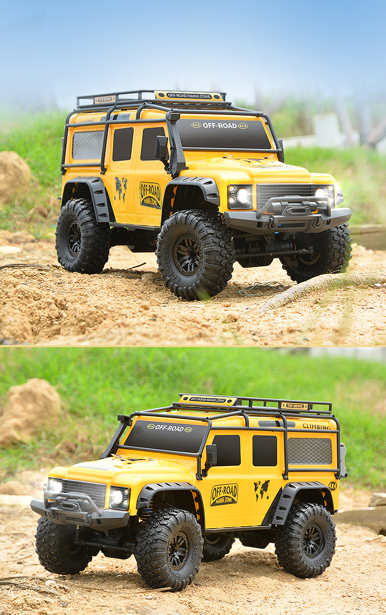 Huangbo full-scale 1:10 remote control four-wheel drive off-road racing car rc remote control car climbing jeep large model toy pic 1