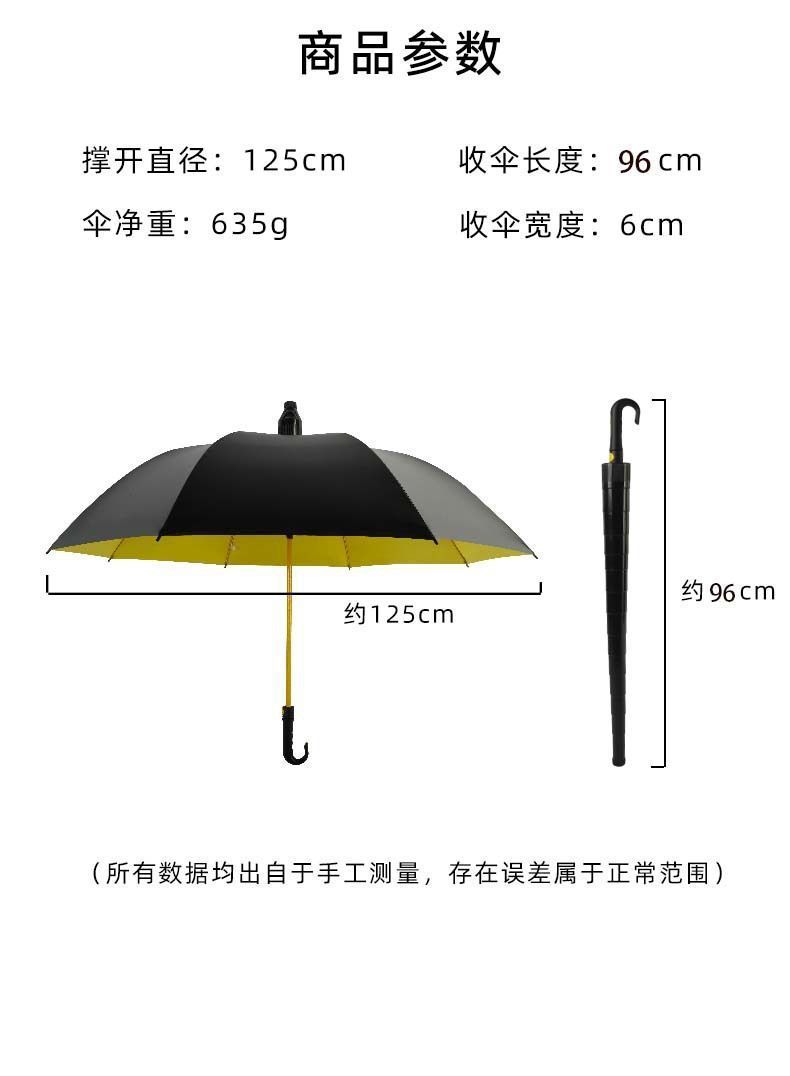 685 waterproof case golf straight-bar umbrella, double large business long-handled umbrella, custom-made bestseller, wholesale in stock pic 48