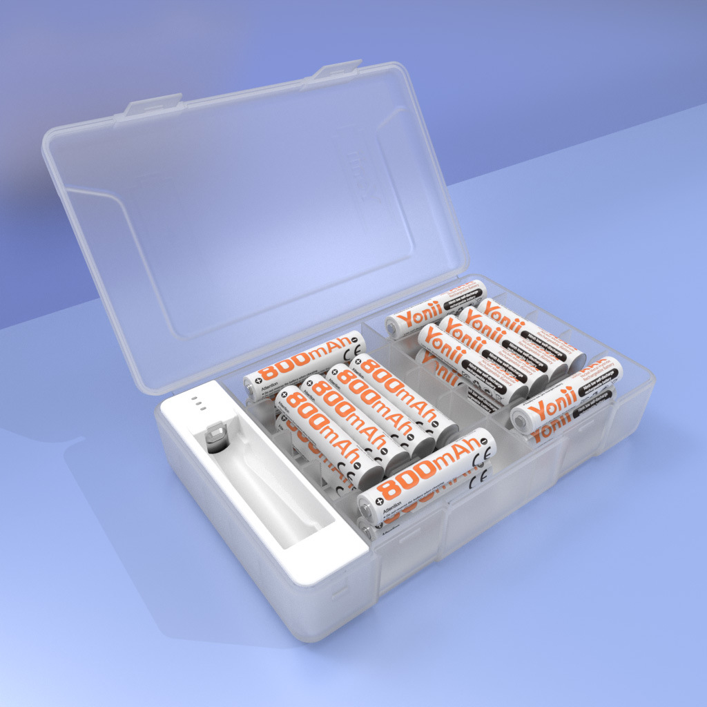 The battery detection box and battery storage box are patented products with large-capacity battery measurement functions for AA and AAA batteries, No. 5 and No. 7 pic 5