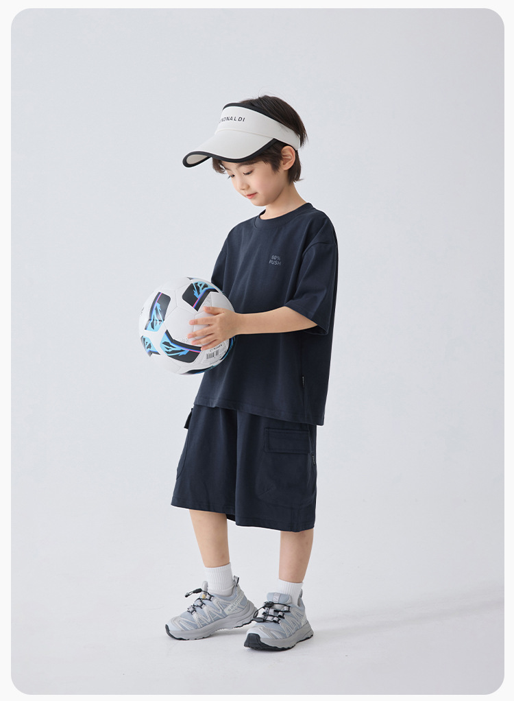 Inicio haima ropa niño verano 2026 novedades hombre camisetas manga corta pantalones cortos americano hollow summer trend pic 16
