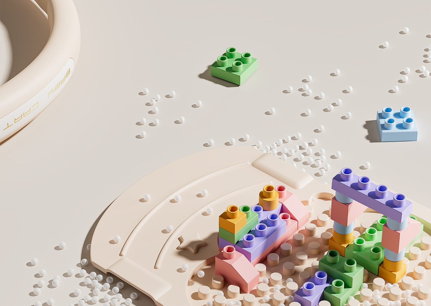 新款儿童学步车侧翻手推车多功能音乐益智积木创意可爱翻盖助步车详情41