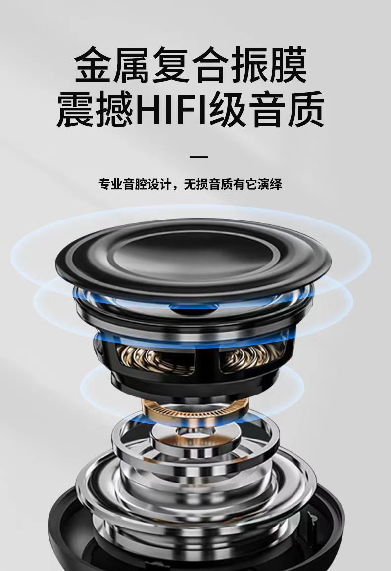新款品质蓝牙音响桌面小音箱迷你蓝牙小音箱礼品TWS双联小音响详情7