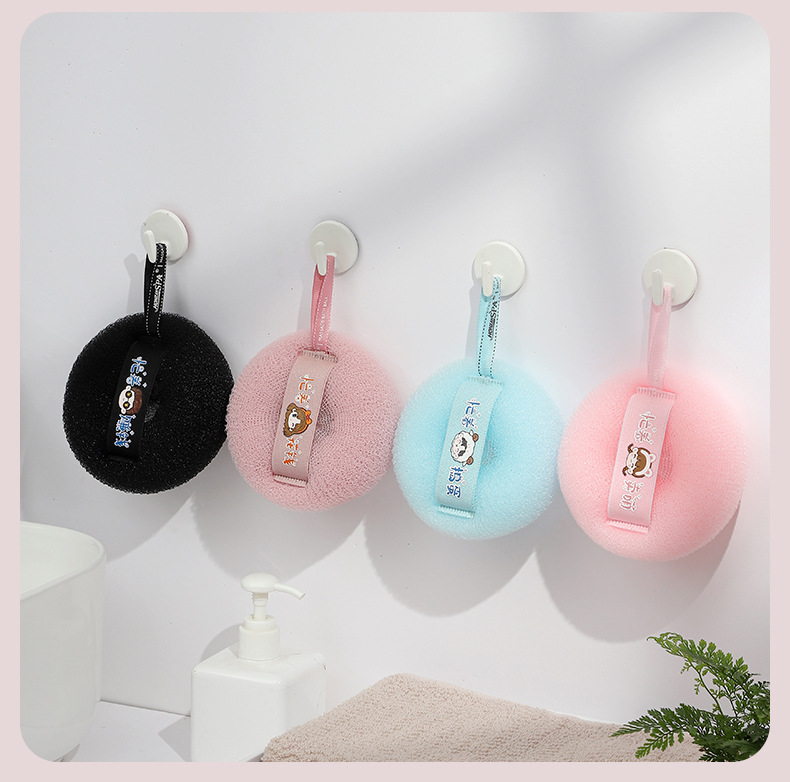 Family style shower ball, bath flower, bath towel详情14