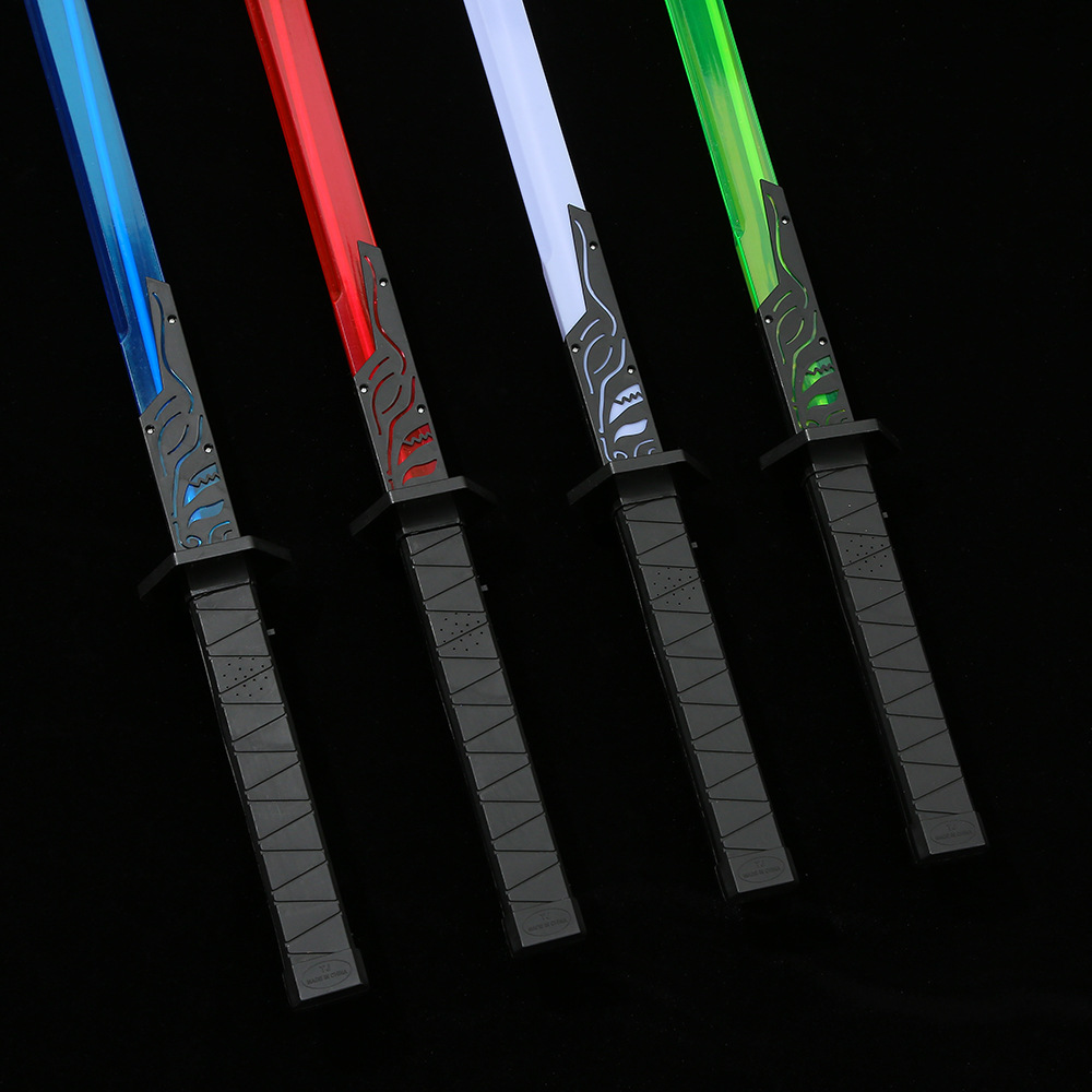 武士发光刀剑闪光棒七彩闪光战斗音效激光剑夜市地摊玩具批发详情8