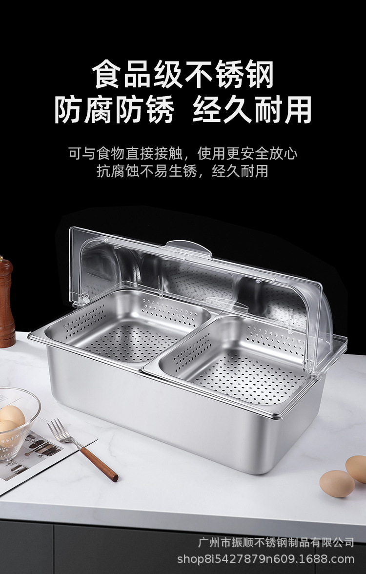 Rectangular ice powder boxes are displayed at the stall, small material boxes with dust-proof flip covers, cold and heat preservation boxes, and tray small material boxes are displayed at the stall pic 5