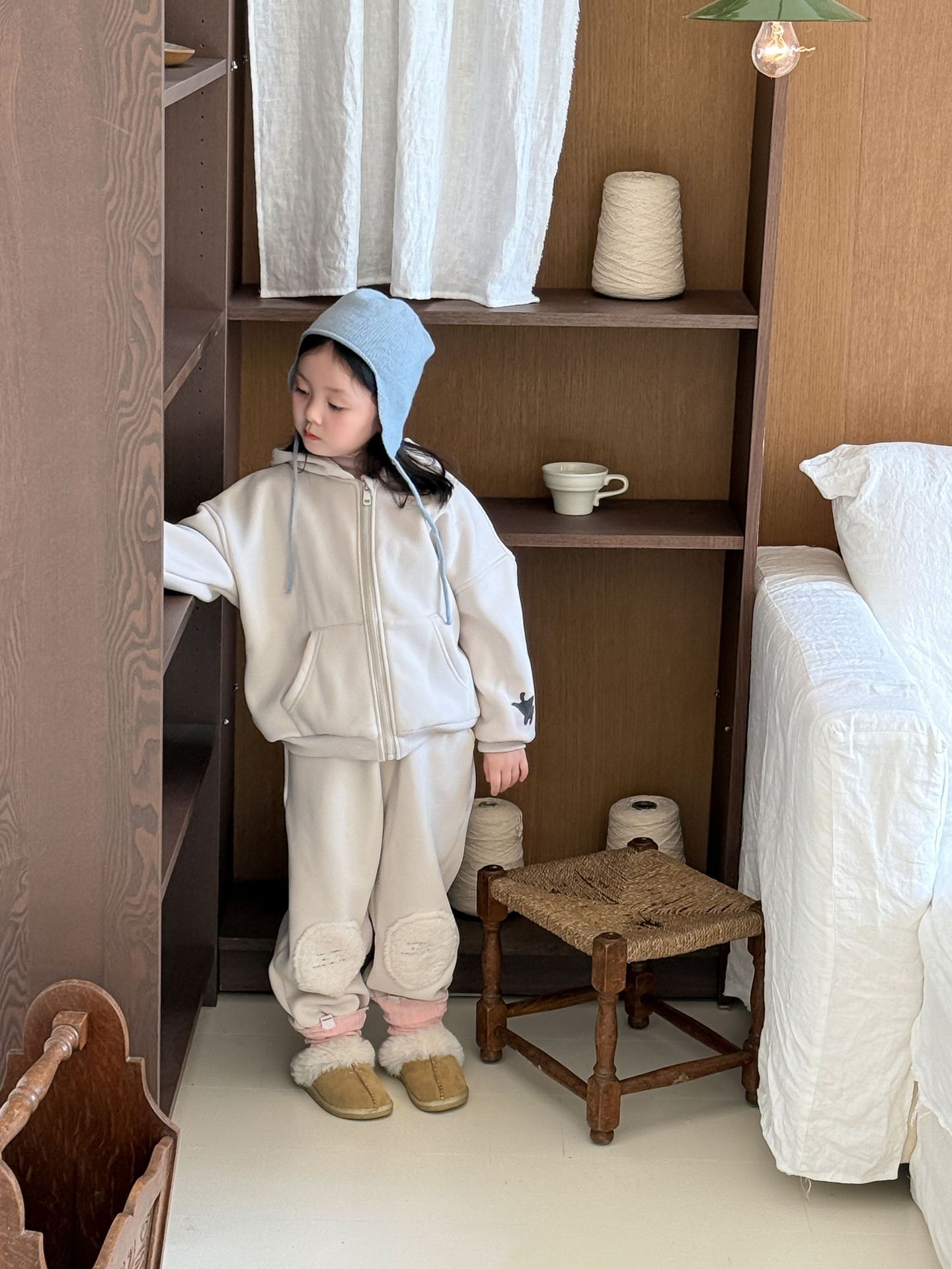 【清仓款】维木童装女童加绒卫衣套装2024冬季新款儿童韩版上衣卫详情24