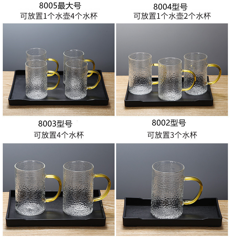 洗漱托盘塑料盘子宾馆客房水杯收纳洗手间餐厅饭店酒店托盘长方形详情11