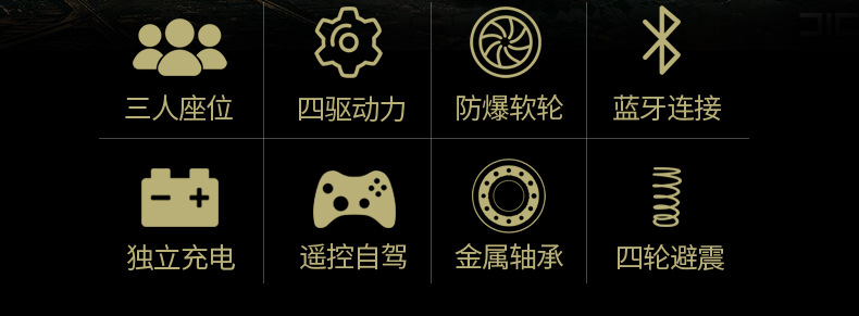 超大三人座吉普儿童电动汽车四轮遥控双人越野宝宝玩具车可坐大人详情2