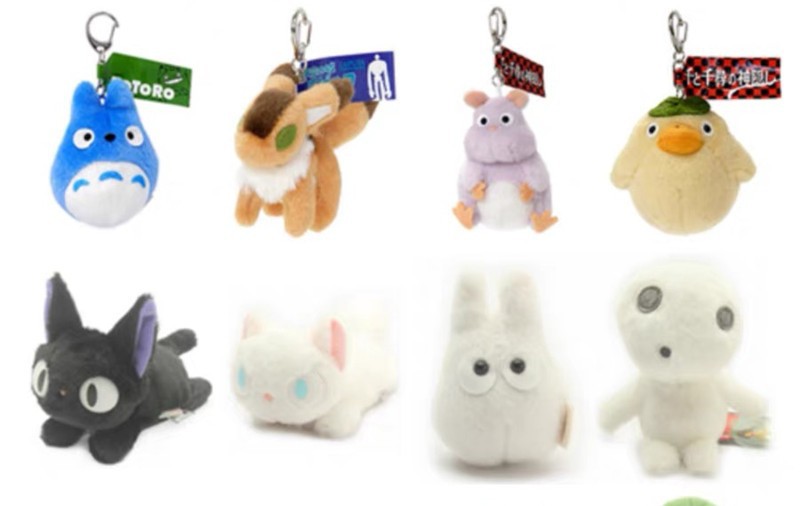 宫崎骏周边龙猫巴士黑猫琪琪龙猫毛绒公仔玩偶包包小挂件钥匙扣详情1