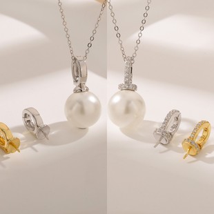 The new 925 silver Starry Sky pearl necklace for women is versatile and can be worn multiple times. It is a round autumn and winter sweater chain that does not fade pic 21