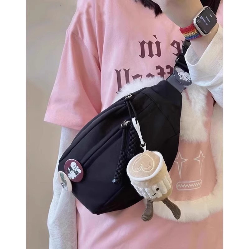 斜挎包女款潮流胸包女生运动单肩包女手机ins小挎包背包腰包新款详情13