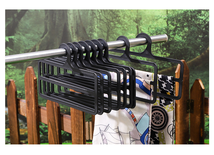 Simple winter new square plastic black scarf and silk scarf display stand, silk scarf and towel storage stand pic 11