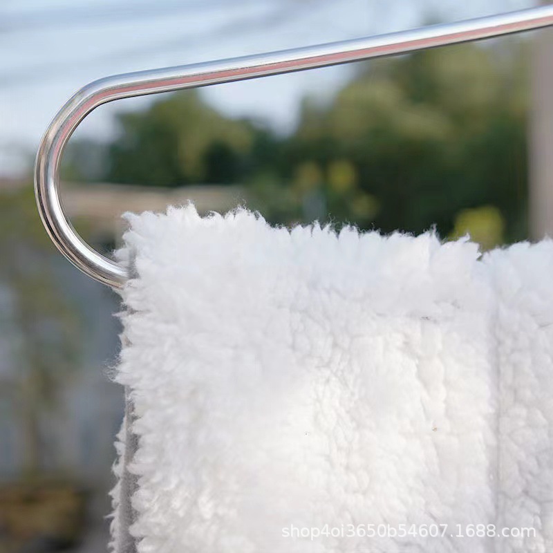 Stainless steel quilt drying wonder, indoor balcony quilt drying rack thickened and lengthened, super large clothes drying rack, bath towel and blanket thickened pic 5