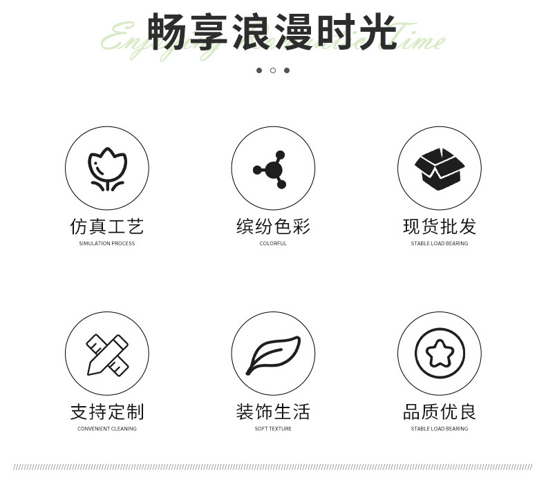 小雏菊把束假花 欧式客厅餐桌插花装饰洋甘菊干花束小野菊仿真花详情6