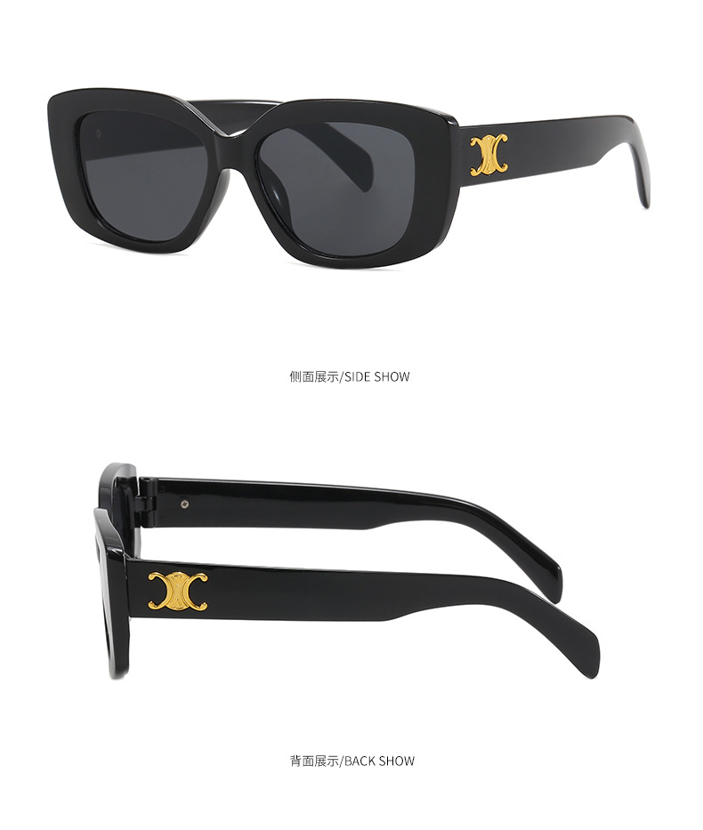 Retro triumph snow sunglasses for women with a high-end feel, 2024 new square sunglasses for sun protection against ultraviolet rays pic 9