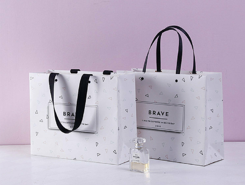 Customized paper bags, printed logo gift bags, corporate advertising handbags, clothing shopping bags, takeout snack bags, custom-made pic 52