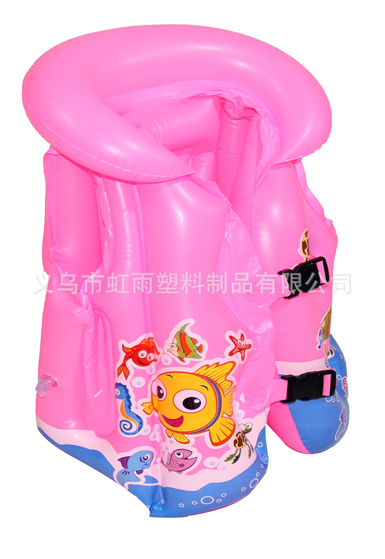 儿童游泳大浮力背心中小童通用初学者游泳装备专业充气马甲救生衣详情20