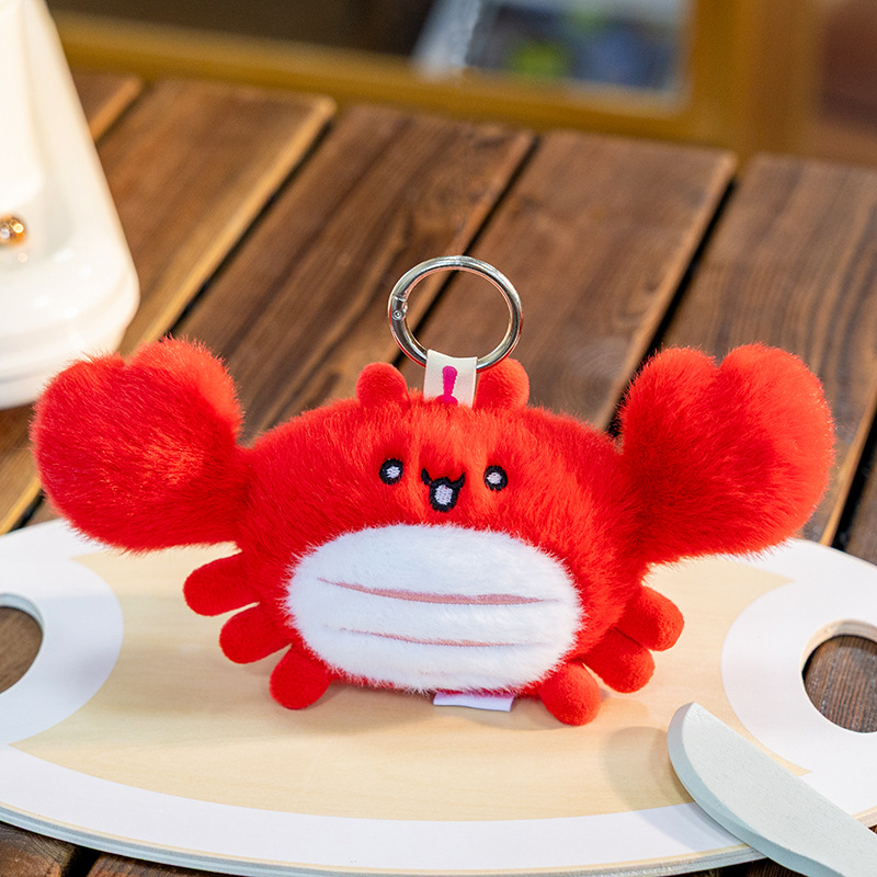 解压系海洋馆小动物飞象章鱼毛绒小挂件卡通书包钥匙扣礼品挂饰详情5