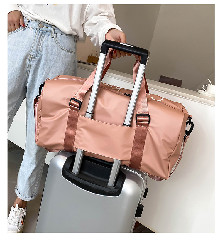 可套拉杆大容量手提旅行包通用干湿分离运动健身收纳包出差行李包详情44