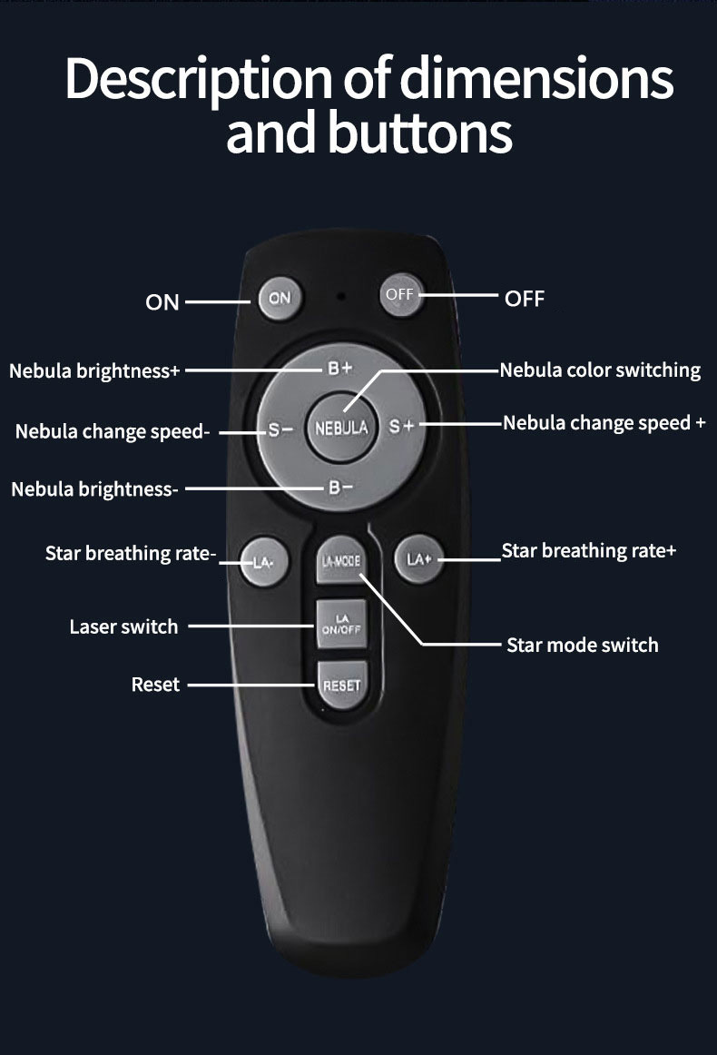 三代升级款宇航员星空投影灯 星空灯投影太空人灯 满天星小夜灯详情12
