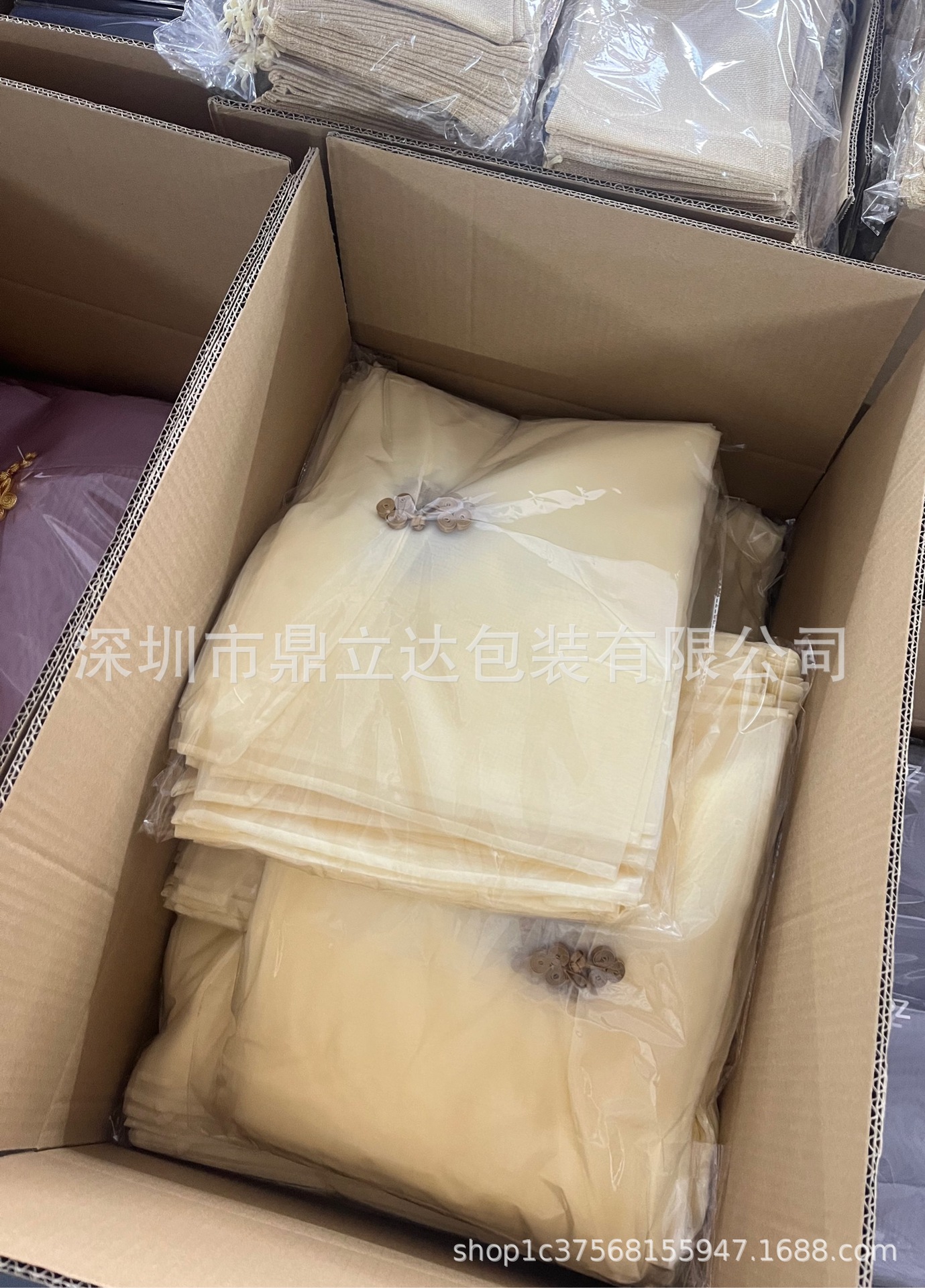 现货白色加密欧根纱束口袋10*13CM干花谷子种子收纳包装袋纱袋子详情33