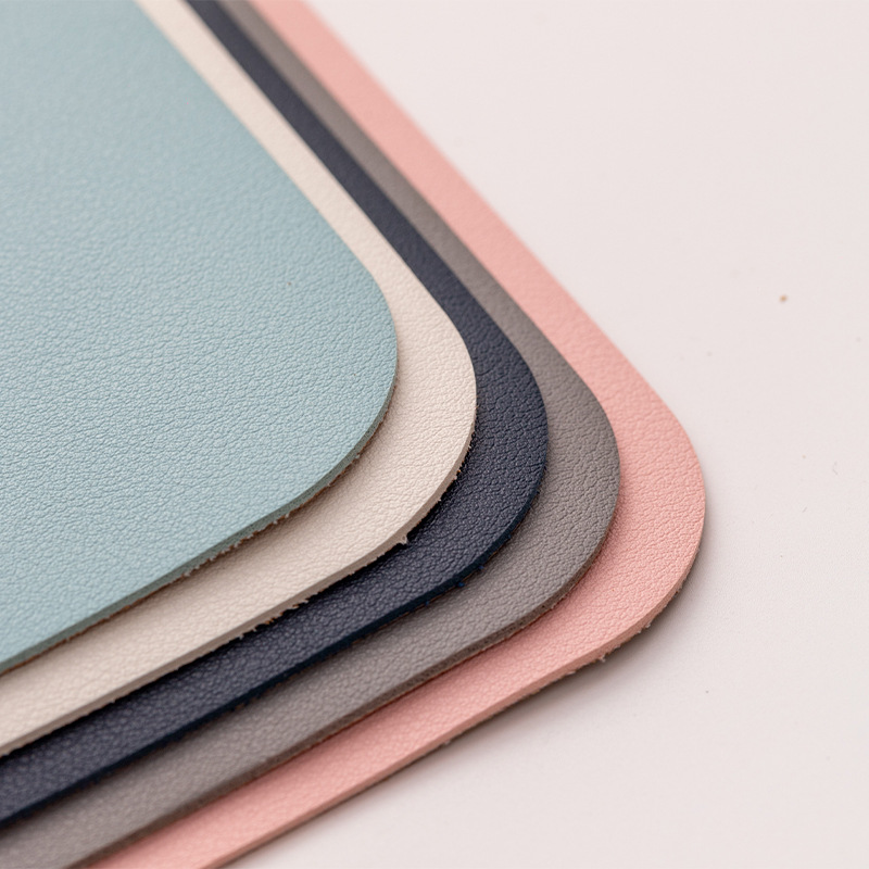 Leather mouse pad, anti-slip, laptop desk pad, mobile phone bulk order, LOGO pattern, simple mouse pad pic 8