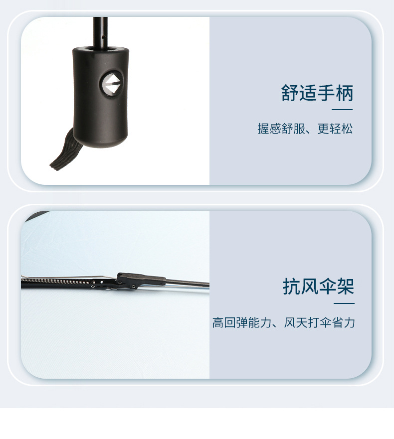 全自动伞钛银伞跨境太阳伞防晒遮阳伞晴雨两用女防紫外广告伞logo详情23
