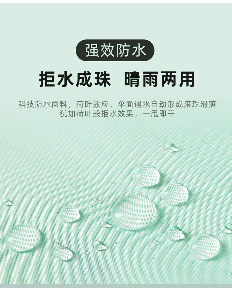 口袋胶囊五折晴雨伞两用小巧便携印刷logo遮阳太阳防晒防紫外线女详情30