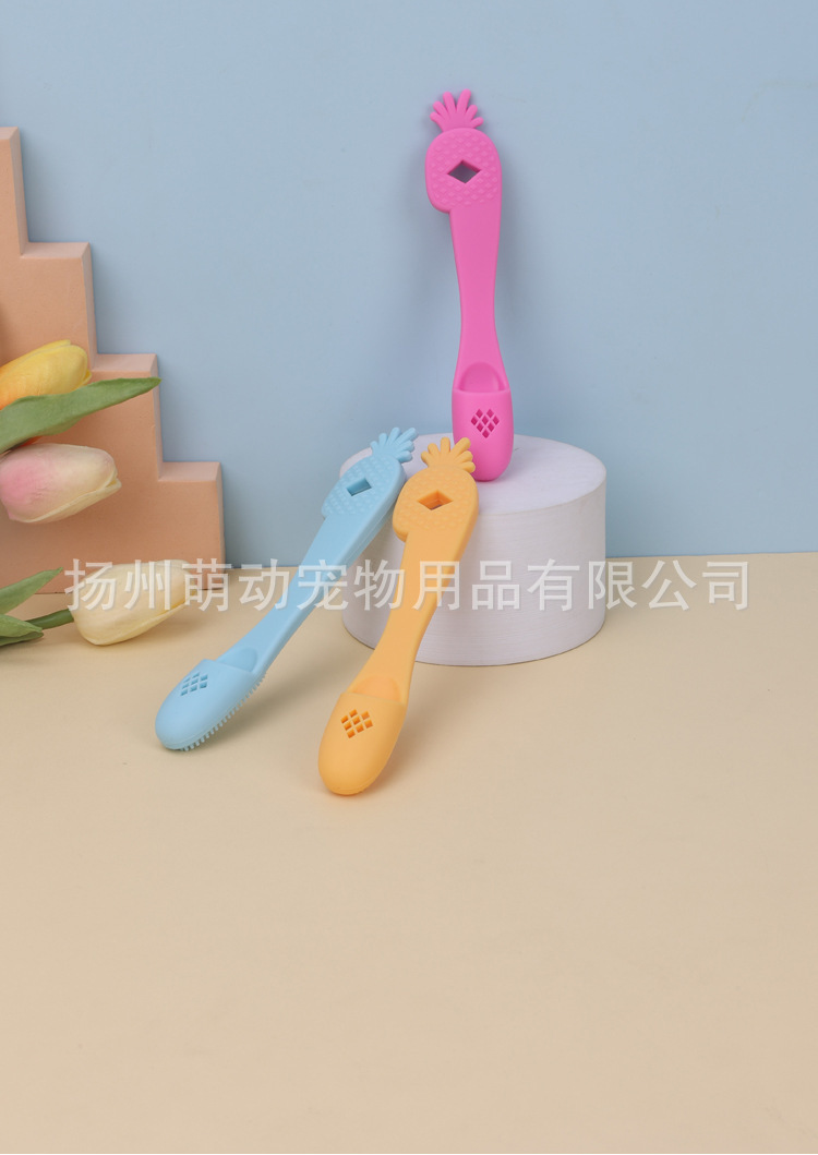 Cross-border pet toothbrushes, cat oral cleaning, finger cat toothbrushes, dog finger cots, dog toothbrushes, custom wholesale of pet supplies pic 11