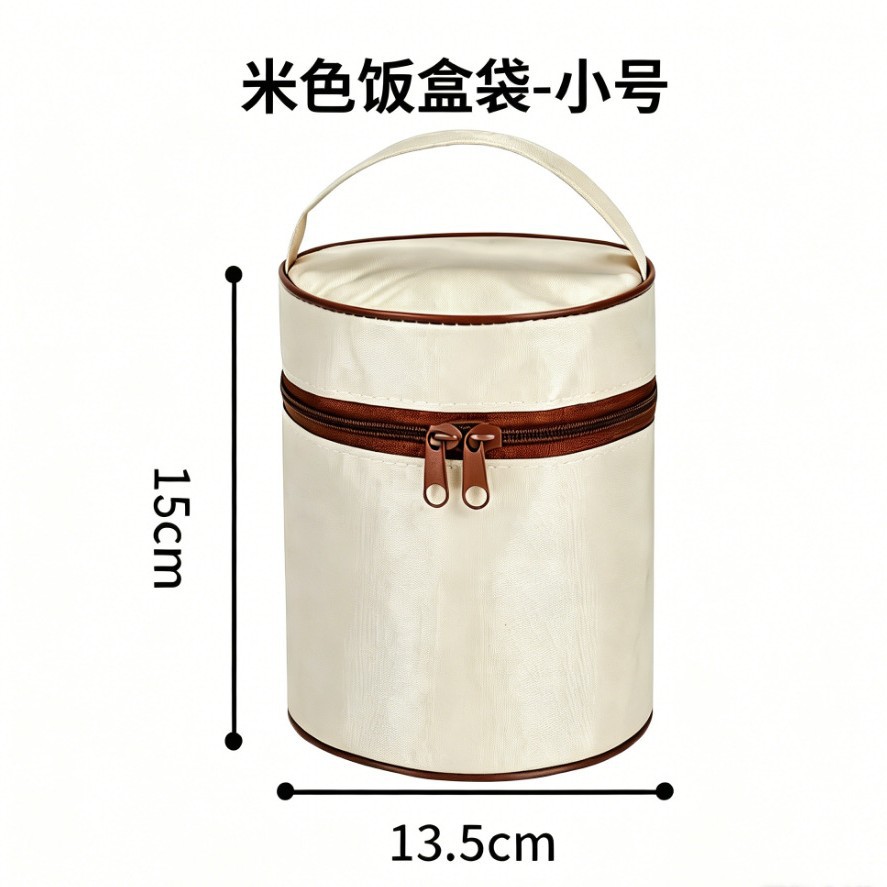 Thickened waterproof and insulated bag, Oxford cloth bento bag, warm and refrigerated work handbag, student style hand-held insulated bag pic 10
