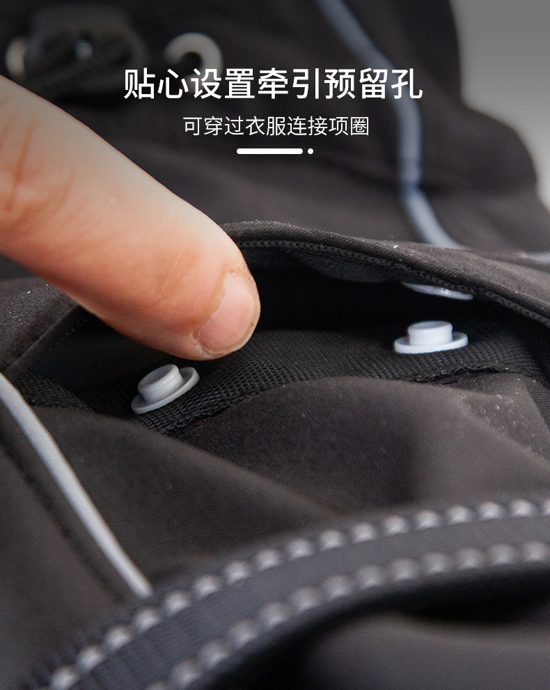 狗狗衣服拉布拉多金毛萨摩耶哈士奇大型犬冲锋衣春夏秋冬雨衣详情9
