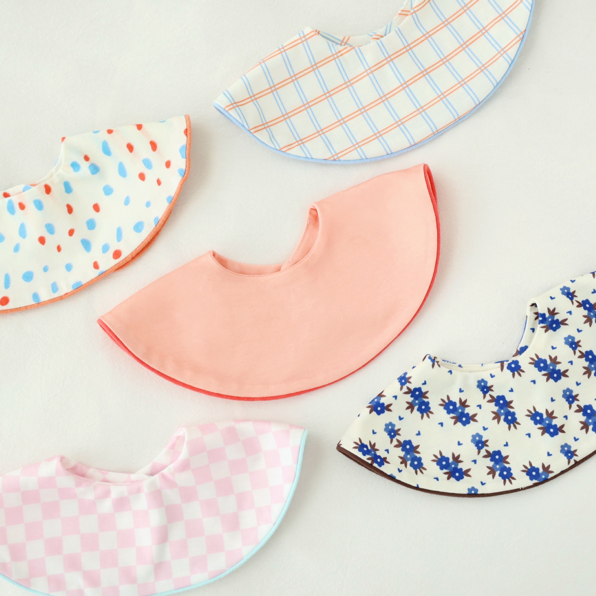 口水巾婴儿a类棉口水巾宝宝围嘴新生儿口水围兜夏款详情13