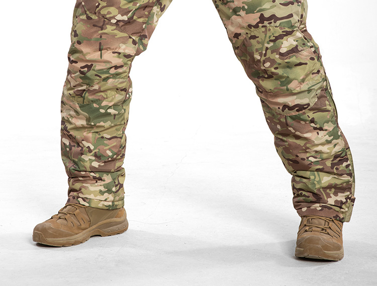 唤龙LIG冬季滑雪服裤子男士加厚全开拉链防泼水迷彩棉裤详情12