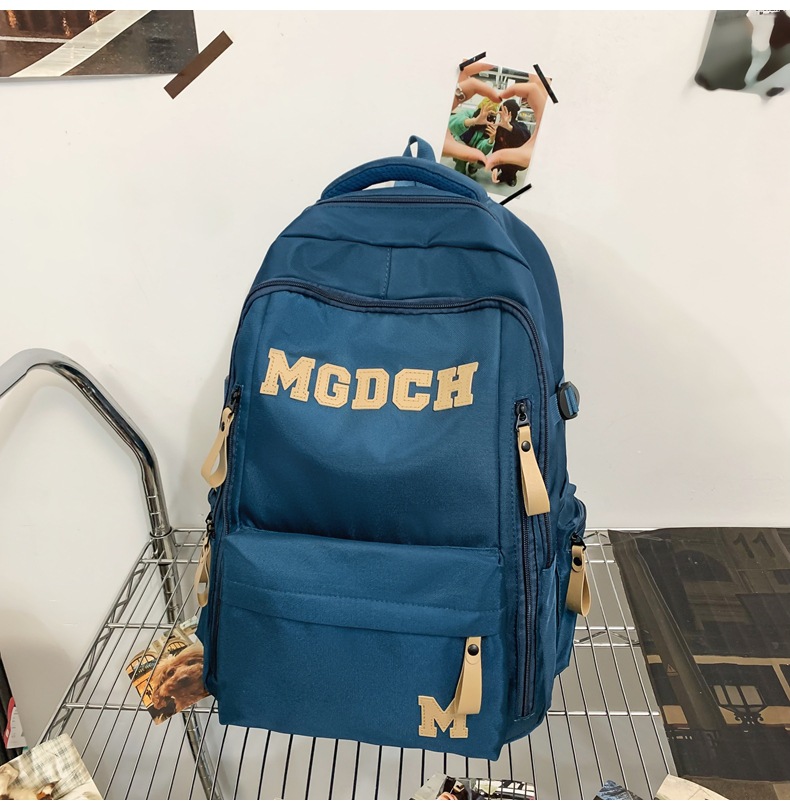 大容量多层书包初中生男女高中生双肩包减负护脊超轻便电脑背包详情32