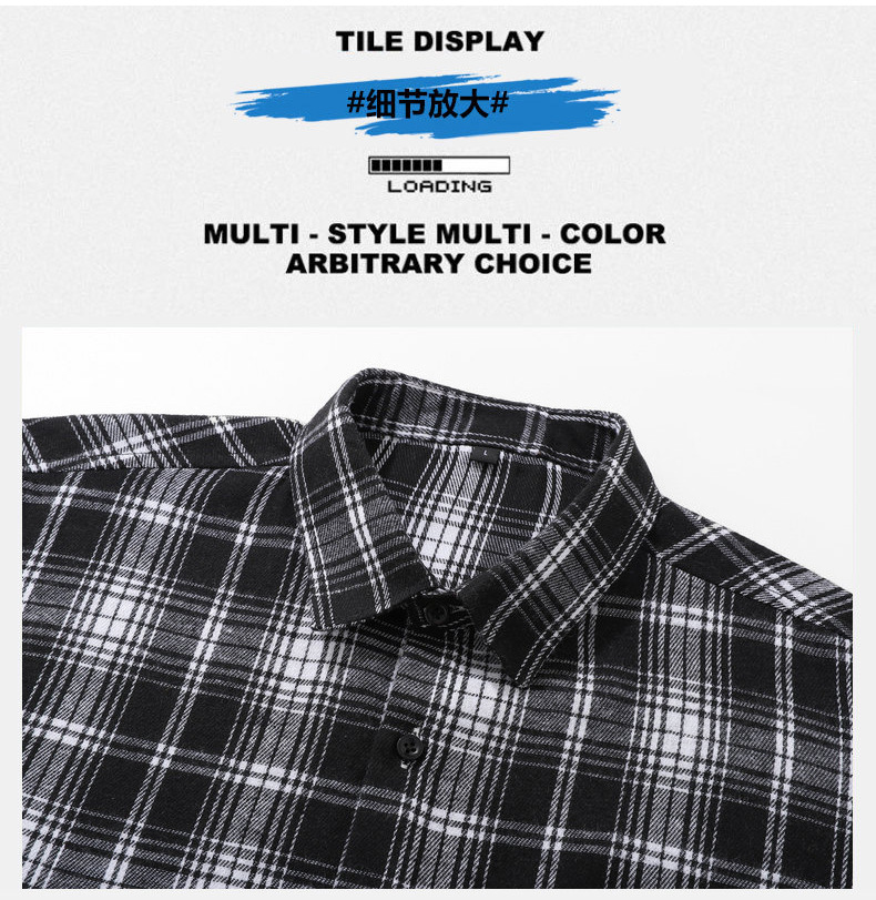 Retro checkered shirt for men 2025 Spring and Autumn new style American casual loose trendy long-sleeved shirt couple coat for men pic 22