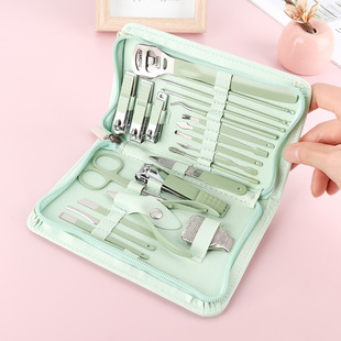 7-piece nail clipper set in leather box, beauty and nail care tools, printable gift nail clipper set pic 12
