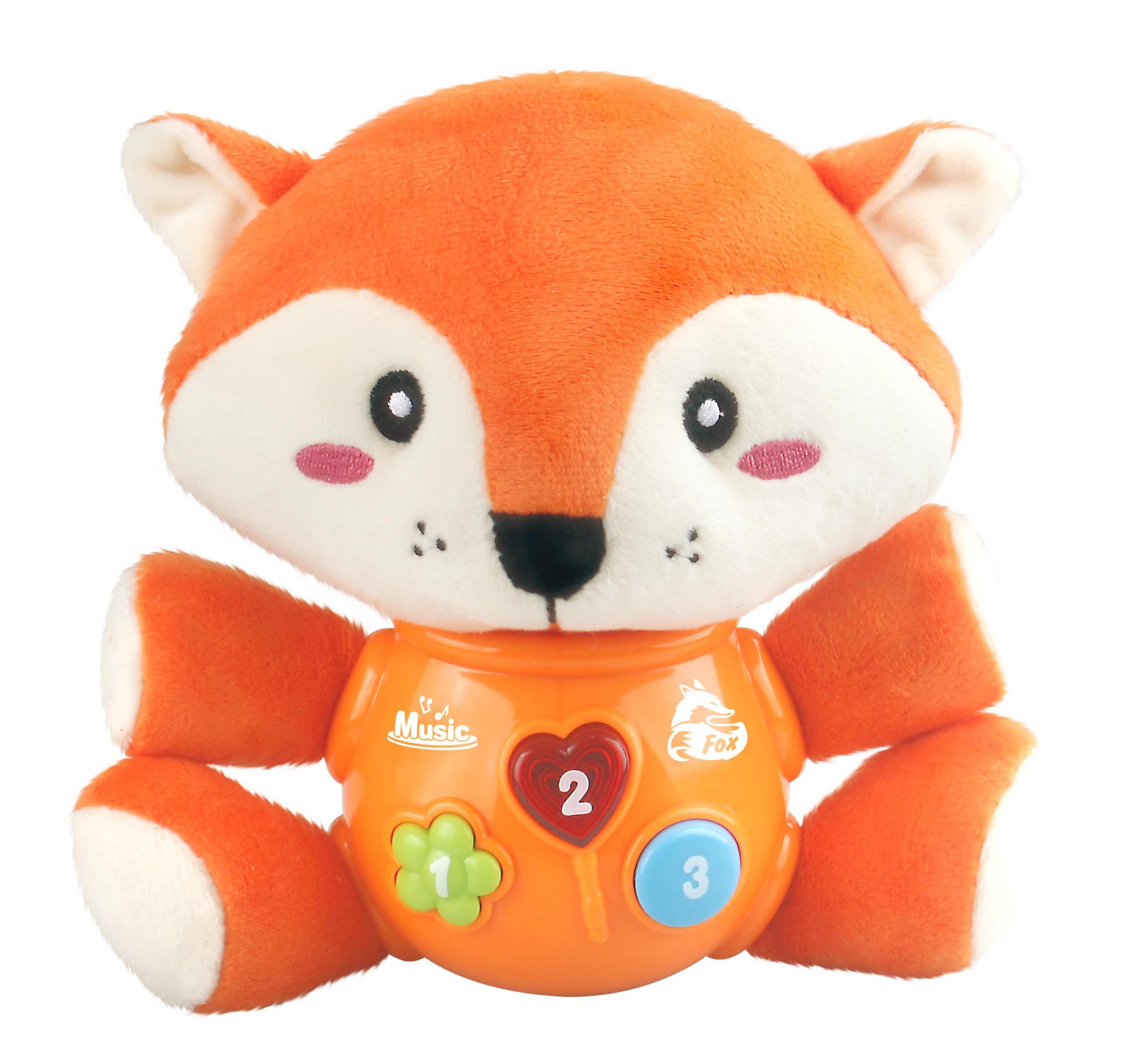 Electric audio-visual music baby comfort plush toy doll, enlightenment doll, soft and cute baby gift pic 10