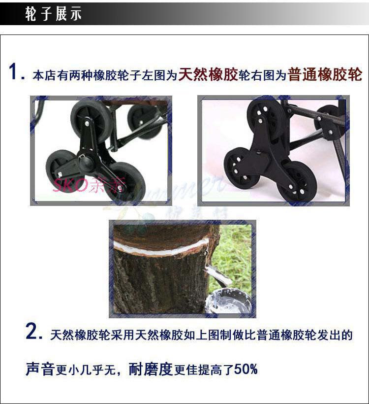 便携折叠老年人超市购物车带椅三轮买菜车带凳爬楼拉杆行新品详情15